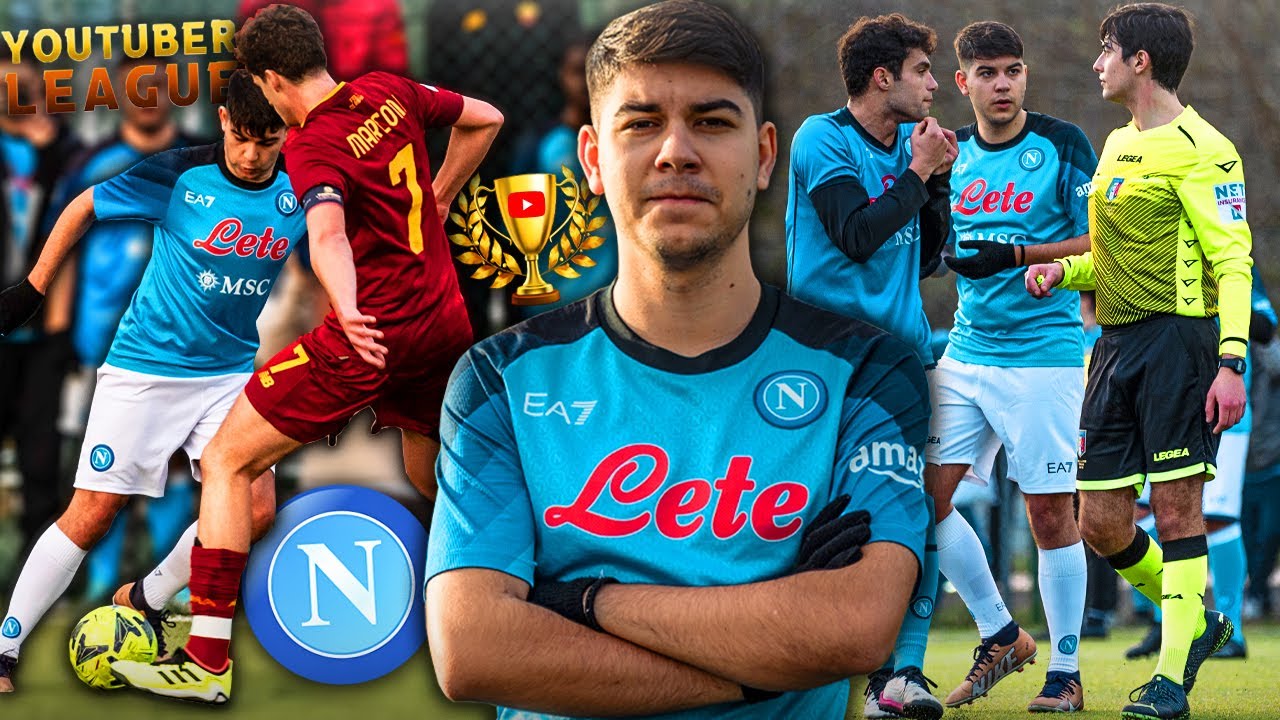 🏆💙 La MIA PRIMA PARTITA alla YOUTUBER LEAGUE!! (Roma-Napoli) - YouTube