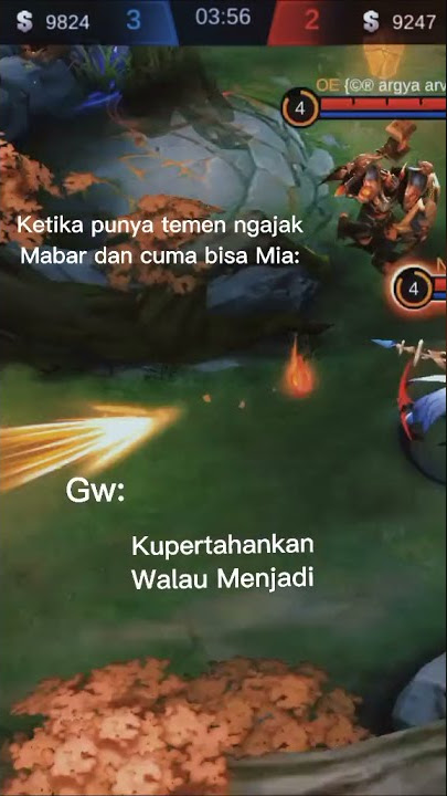 Story Wa || Ketika Punya Temen Ngajak Mabar Dan Cuman Bisa Pake Mia #storywa #mlbb