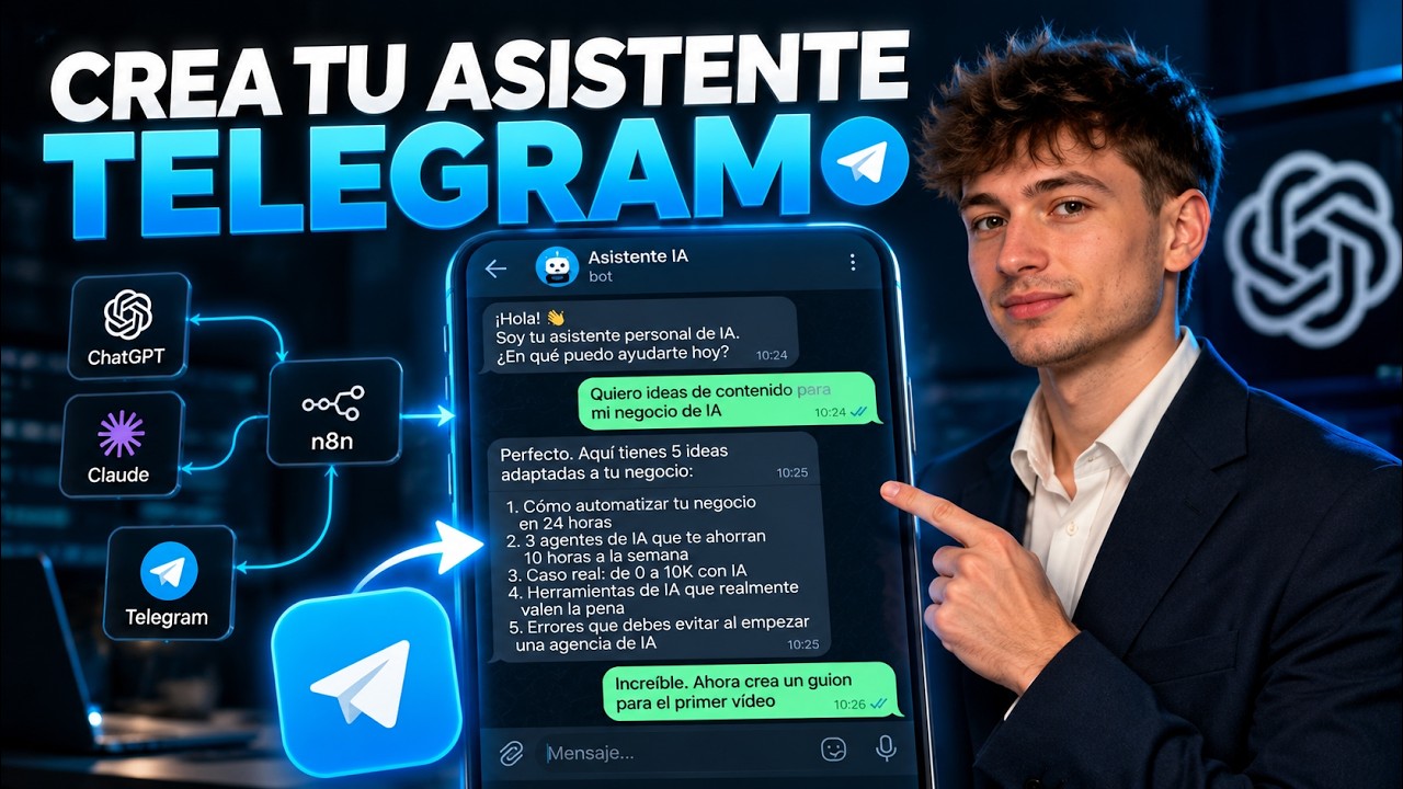 Cómo Crear un Asistente en Telegram con n8n | Automatización Paso a ...