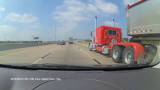 Impatience truck driver passing to the right @13keystone90