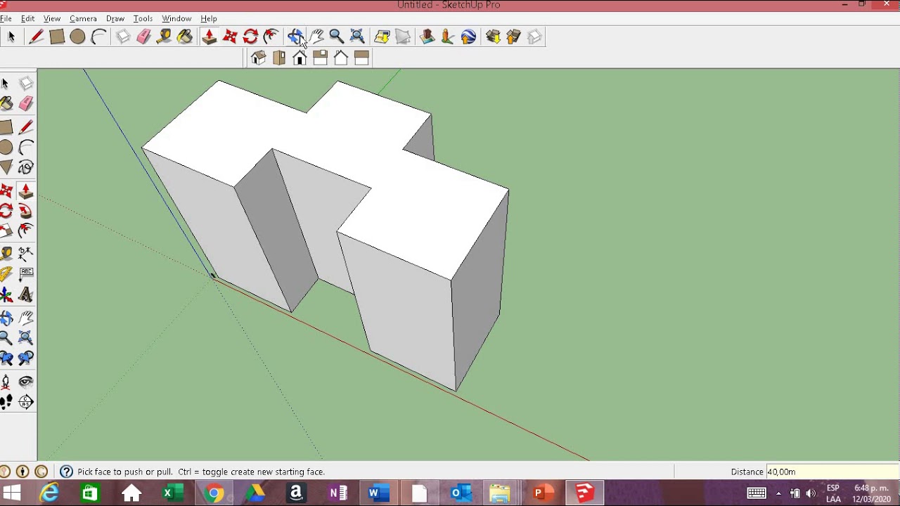 Dibujo Isometrico Con Coordenadas Sketchup YouTube