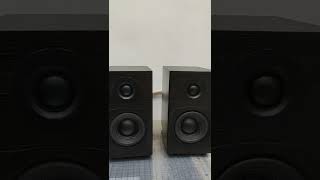 mini三寸音箱喇叭DIY發燒HiFi書架音箱音箱無源音響三吋被動式二分頻三寸低音一寸高音分频喇叭音箱適合喜歡低音的玩家