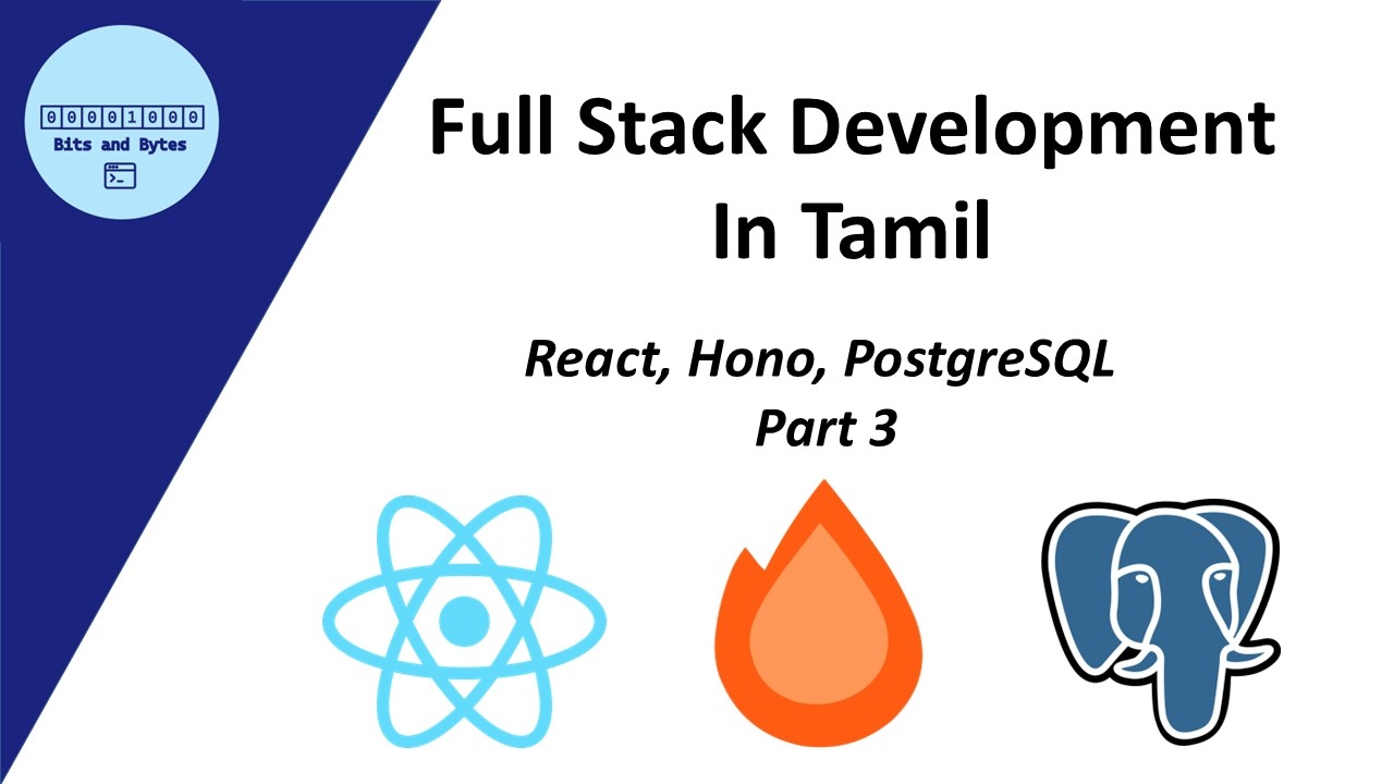 Full stack development in Tamil - Part 3 - YouTube