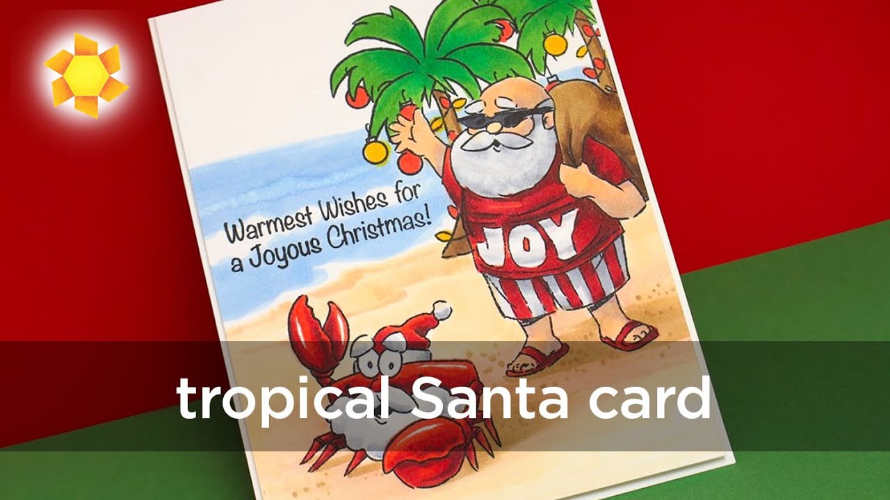 Tropical Christmas Card - YouTube