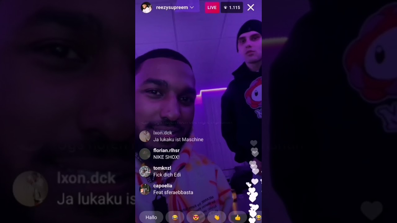 Reezy Studio Roomtour Ganzer Instagram Livestream!