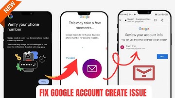 Fix Google Verifying Your Phone Number Problem | Google Phone Verification Error Solved 