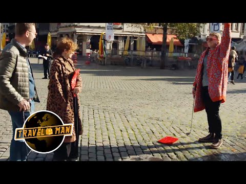 Joe & Katherine Parkinson play City Golf in Antwerp! | Travel Man