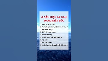 8 DẤU HIỆU LÁ GAN ĐANG KIỆT SỨC | Ngọc Minh DS Gia Đình #ngocminhduocsigiadinh #dsdaiminh #shorts