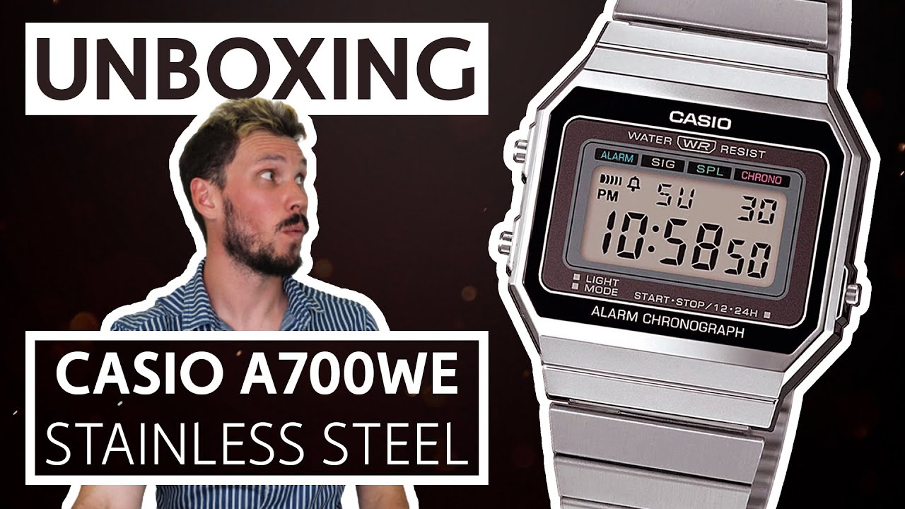 UNBOXING! - Retro Casio A700 in Stainless Steel 