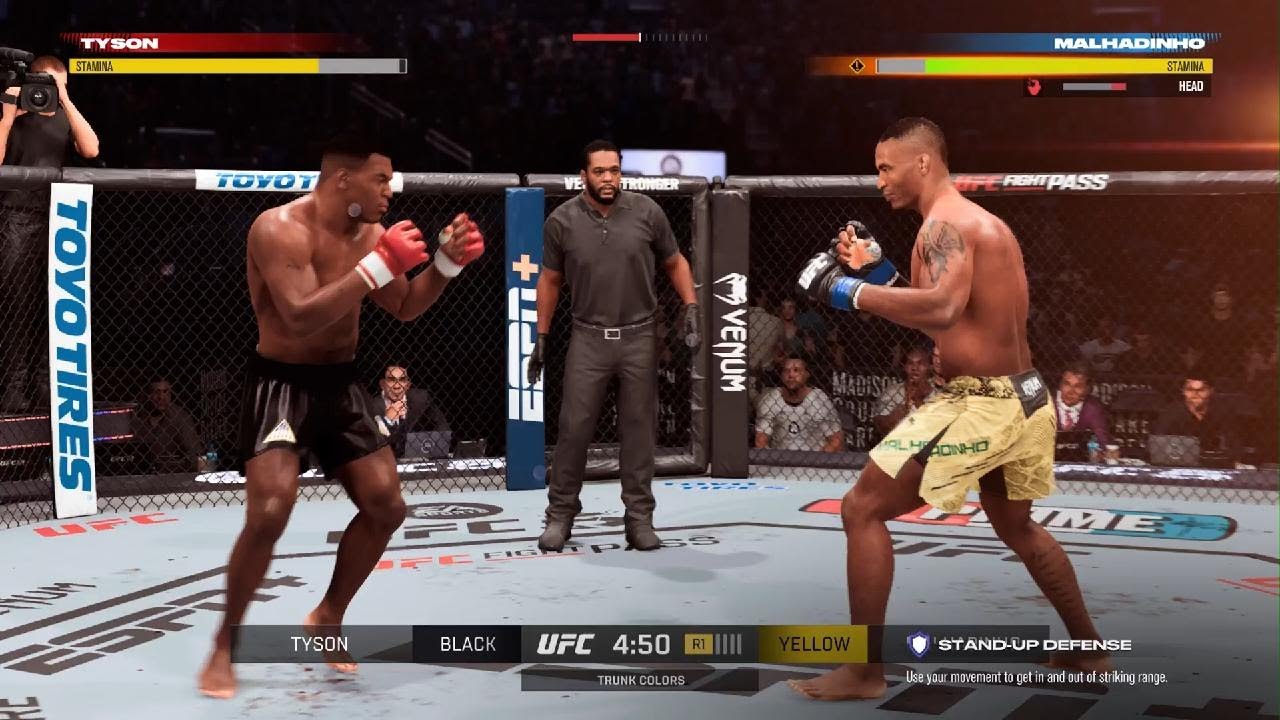 UFC 5 TYSON two Hit combo knockout