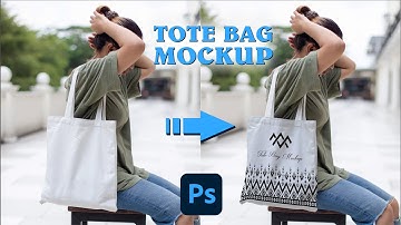 How to Make Tote bag Mockup| Photoshop Mockup Tutorial