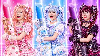 Hello Kitty Vs Kuromi Vs Cinnamoroll In Ultimate Extreme Makeover Challenge! Who Will Win?