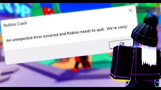 ROBLOX CRASH ERROR FIX (2023) | How To Fix An Unexpected Error Occurred And Roblox Needs To Quit