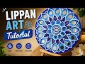 DIY Wall decor Lippan art full tutorial turn clay into gorgeous wall art #diy #walldecor #lippanart