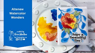 Altenew Watercolor Wonders from April 24 hour Event