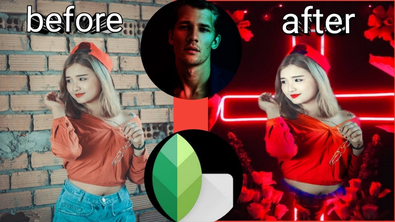 snapseed double exposure remove background