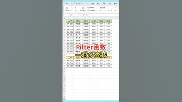 Filter函数一对多查找数据 一对多查找数据，filter函数轻松搞定！#excel #wps #办公技巧 #函数 #文员