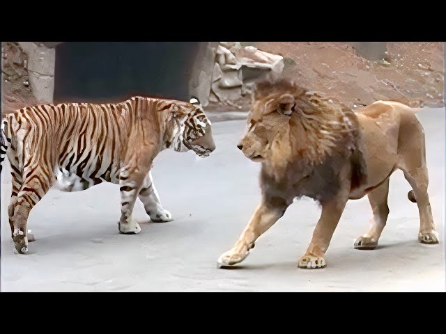 Lion VS Tiger Real Fight - Tough Creatures [Ep. 4] class=