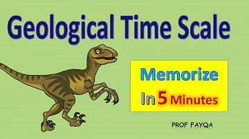 Geological Time Scale and Fossils l Memorize time scale chart in 5 minutes