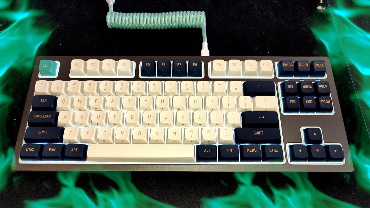Моя Первая КАСТОМНАЯ Механическая Клавиатура | KD87B LTD DIY Kit - YouTube