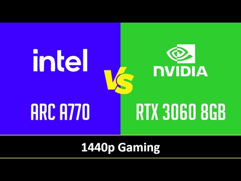 ARC A770 vs RTX 3060 8GB - 1440p Gaming (Ryzen 7 5800X3D)