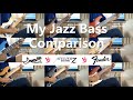 Jazz Bass Comparison ジャズベース 弾き比べ Moon vs Atelier Z vs Fender