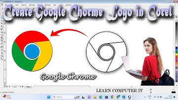 Chrome logo in coreldraw | Google Chrome logo design in coreldraw | coreldraw tutorials |#coreldraw