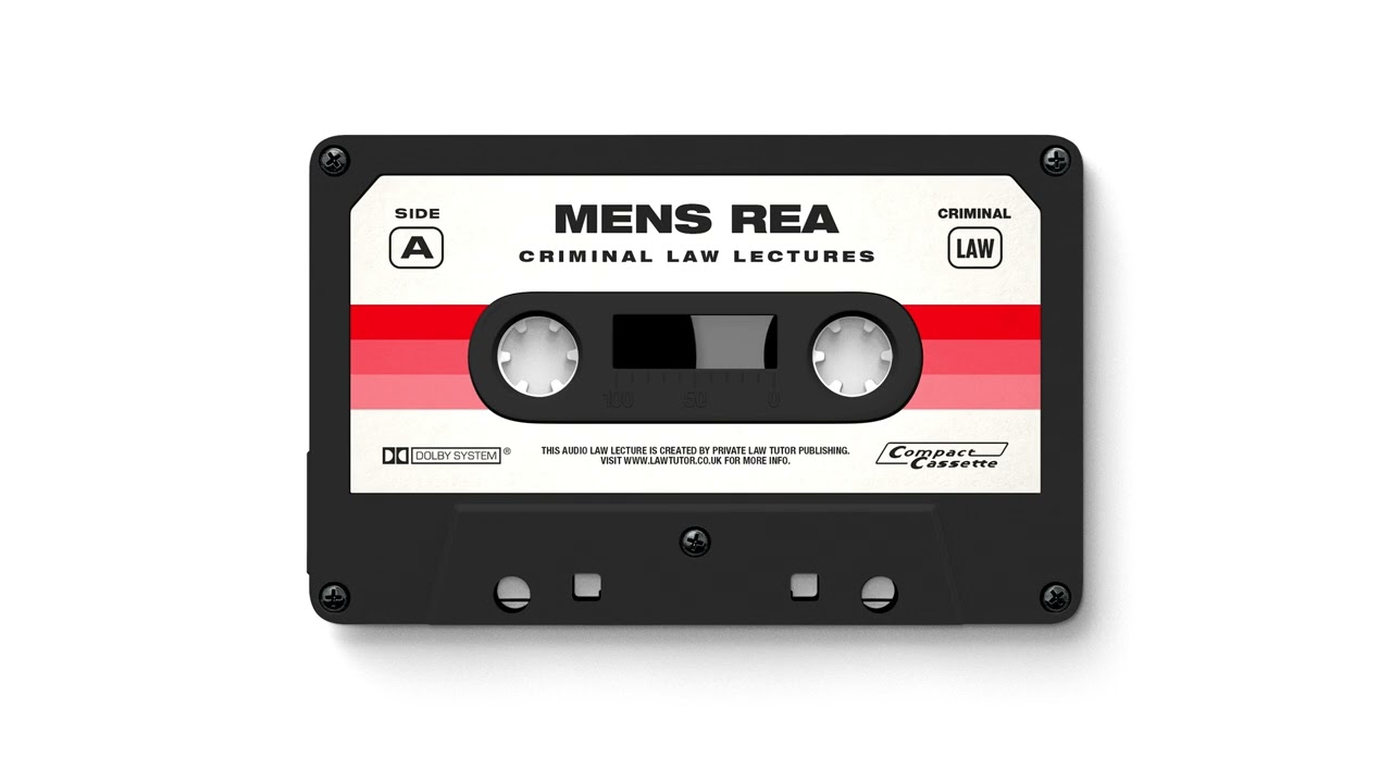 Mens Rea in Criminal Law | Understanding Recklessness and Intention | Law Tutor