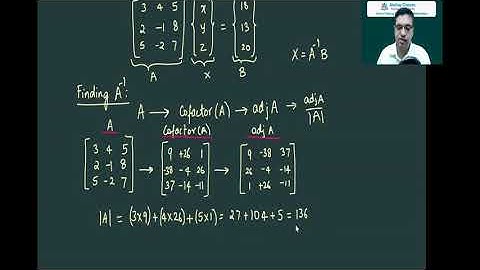 LINEAR ALGEBRA M 17 Matrix inversion method