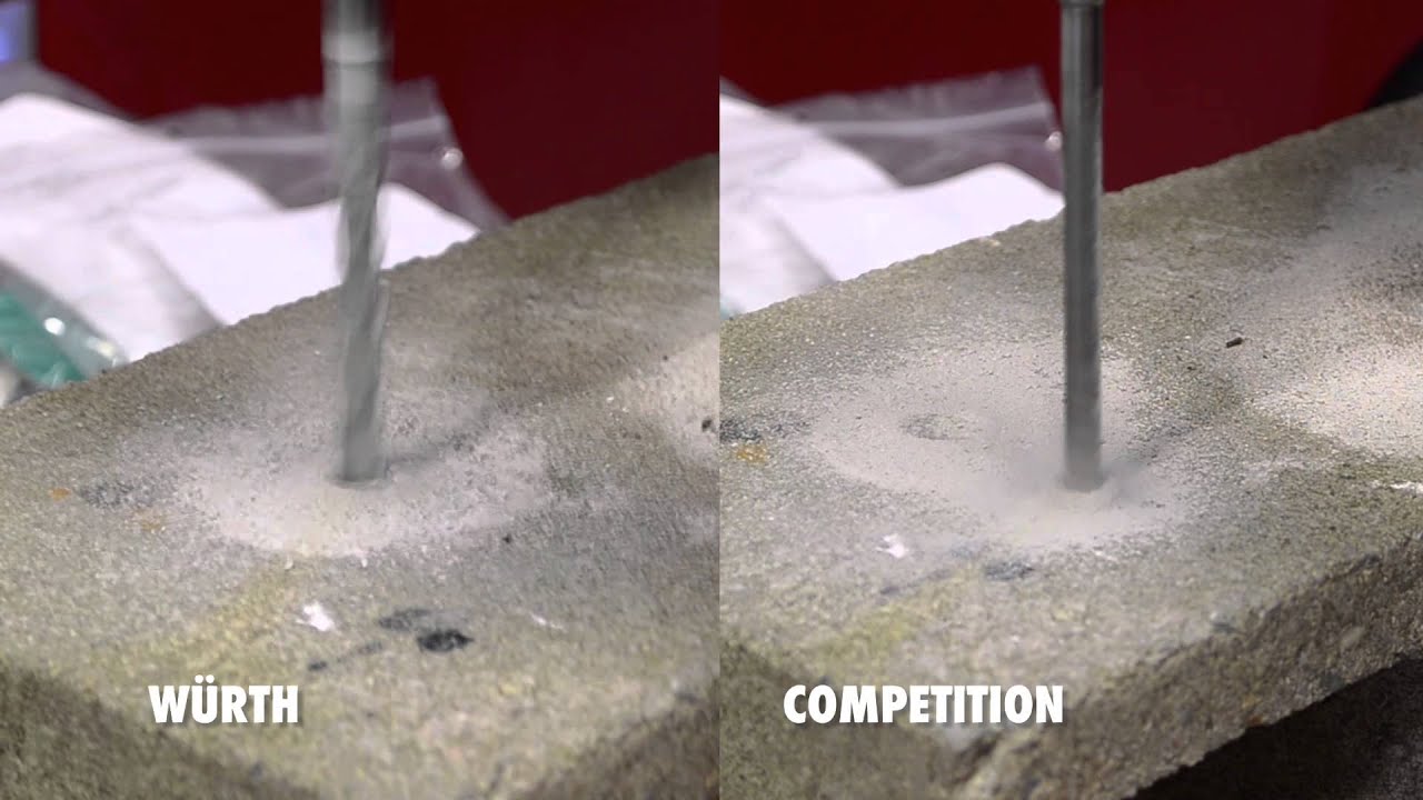 Demo Wurth Hammer Drill Bit Foret Wurth Pour Perceuse A