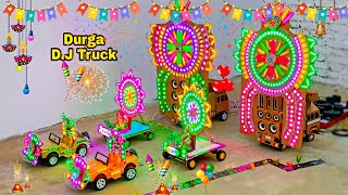 New Kaali Murti Ganesh DJ Trolley Light Big DJ Truck | Radha Krishna Puja Mini DJ Truck Gauri Ganesh