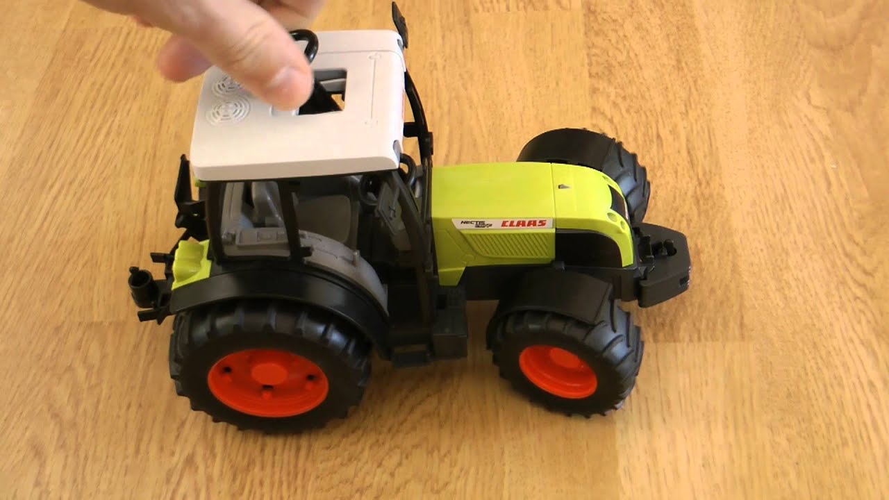 D69040 GIODICART TRATTORE CLAAS NECTIS 267 F CON BENNA E RIMORCHIO BRUDER