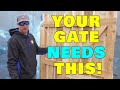 How to Keep a Wooden Fence Gate from Sagging