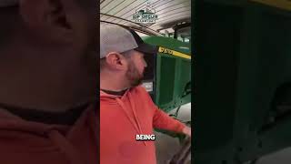 Installing AUTOTRAC 300 on the John Deere 7600 mower tractor #shorts