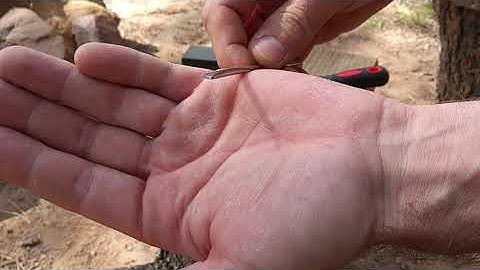 Making a small chisel