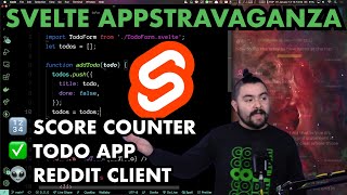 Svelte Appstravaganza - Building 3 Apps with Svelte - Score Counter, Todo App and Reddit Client screenshot 4