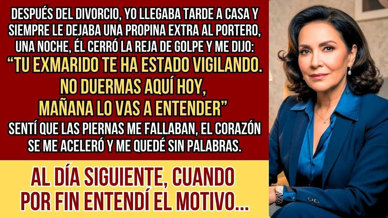 HISTORIAS REALES. Después del divorcio, el portero cerró el portón en mi cara: “No duermas aquí hoy”