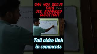Can you solve this JEE Advanced Question? Optics+ Differential Calculus