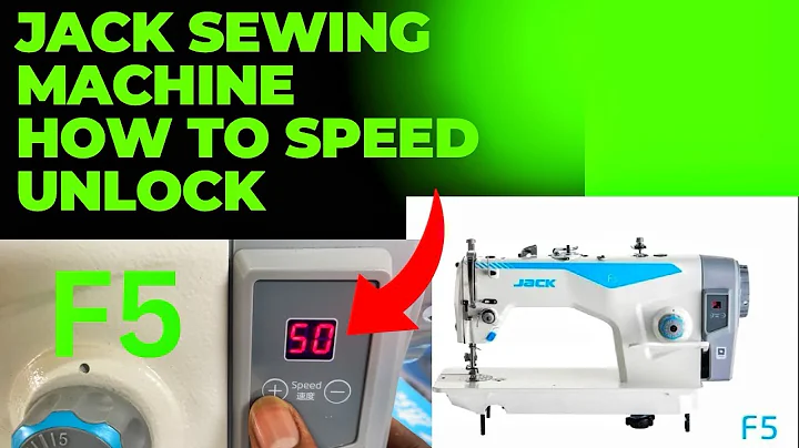 Jack sewing machine | how to speed unlock 🔓 | Jack F5 | #jacksewingmachine