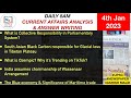 (4th Jan, 2023) Current Affairs Analysis & Answer Writing by Ashish Malik #upsc #currentaffairs