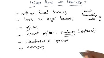 What Have We Learned - Georgia Tech - Machine Learning