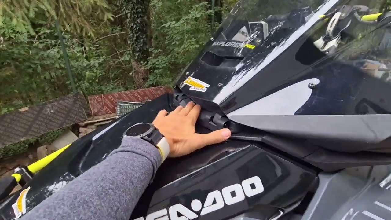 Seadoo explorer pro 2023 gtx rtx front side covers and steering