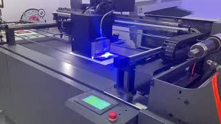 Xindecheng @ China Print 2021. Busy preparing Inkjet Spot Varnish UV coater with Cold Foil