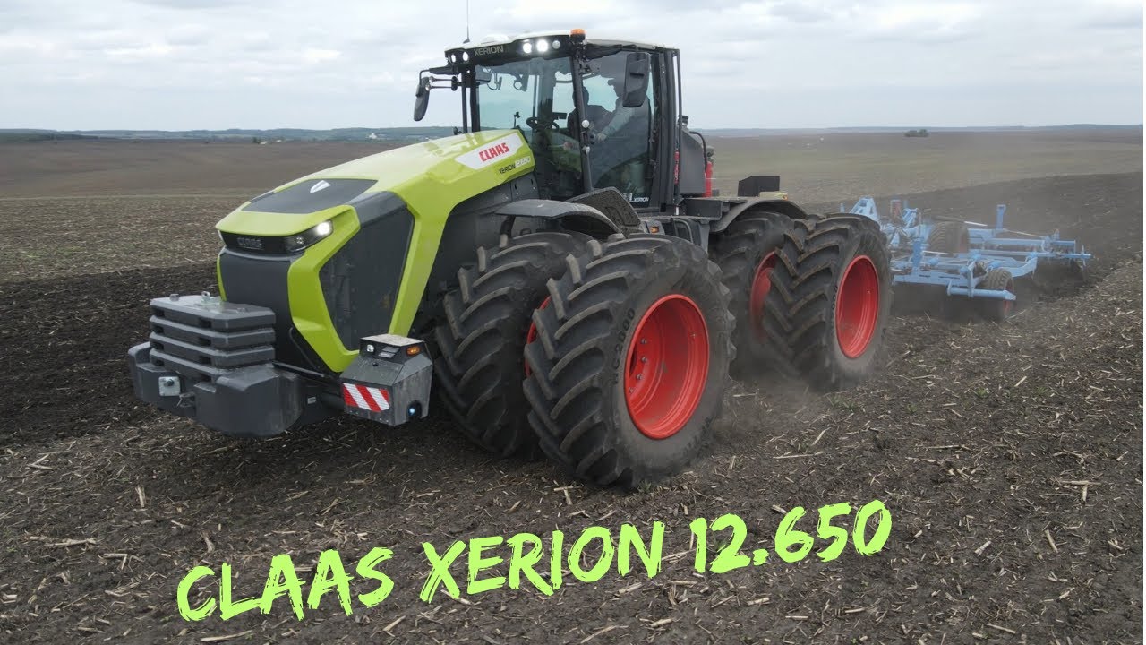 Зелений монстр в діі💚💚 CLAAS XERION + LEMKEN KARAT 12💪