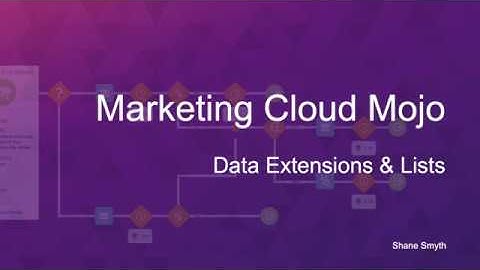 Data Extensions & Lists