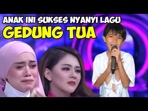 ANAK PEMULUNG NYANYIKAN LAGU GEDUNG TUA..MEMBUAT SEMUA JURI MENANGIS 