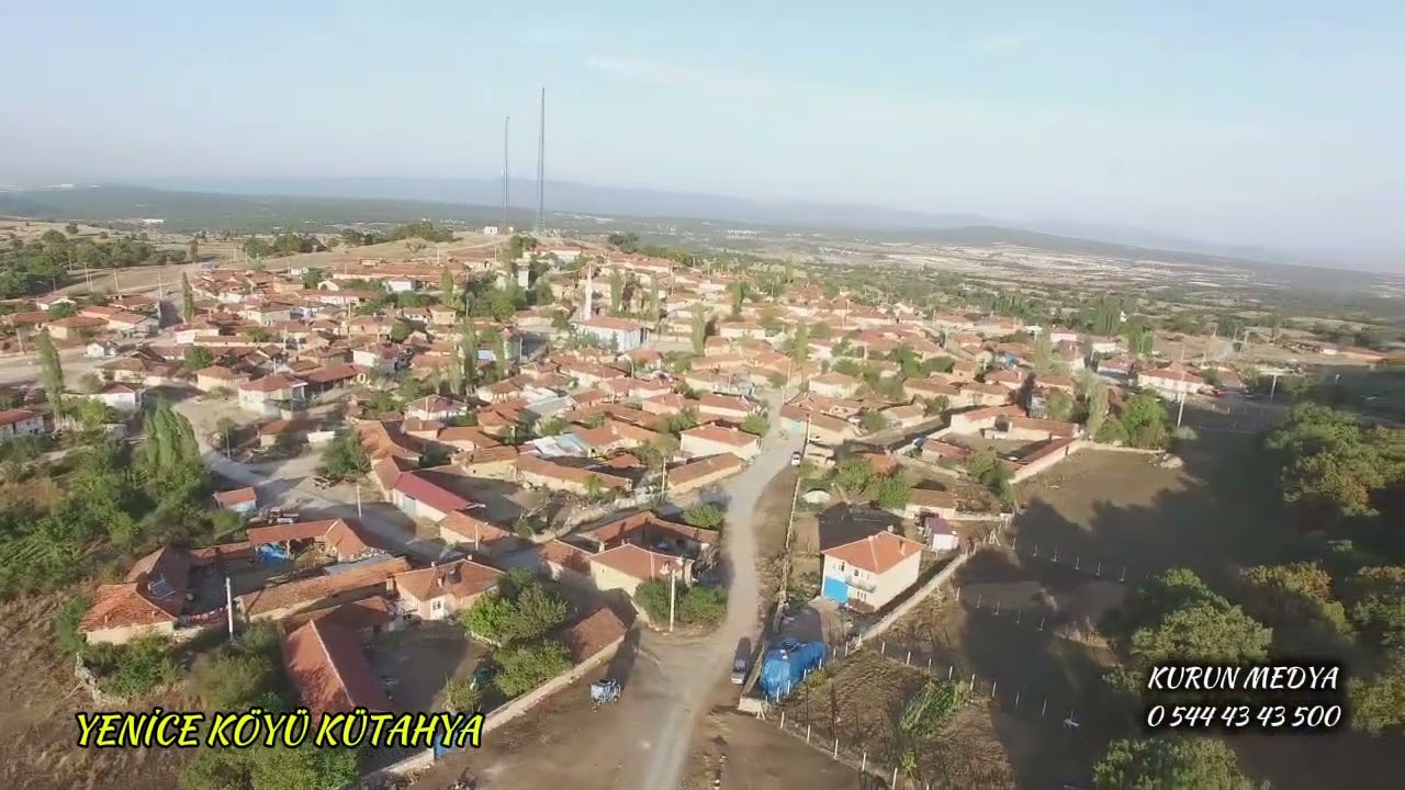 KÜTAHYA MERKEZ YENİCE KÖYÜ DRONE ÇEKİMİ