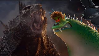Godzilla vs. Monster Johnny/ Toothless Attacks