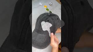 🌸Spring stick and stitch embroidered cap 🌼