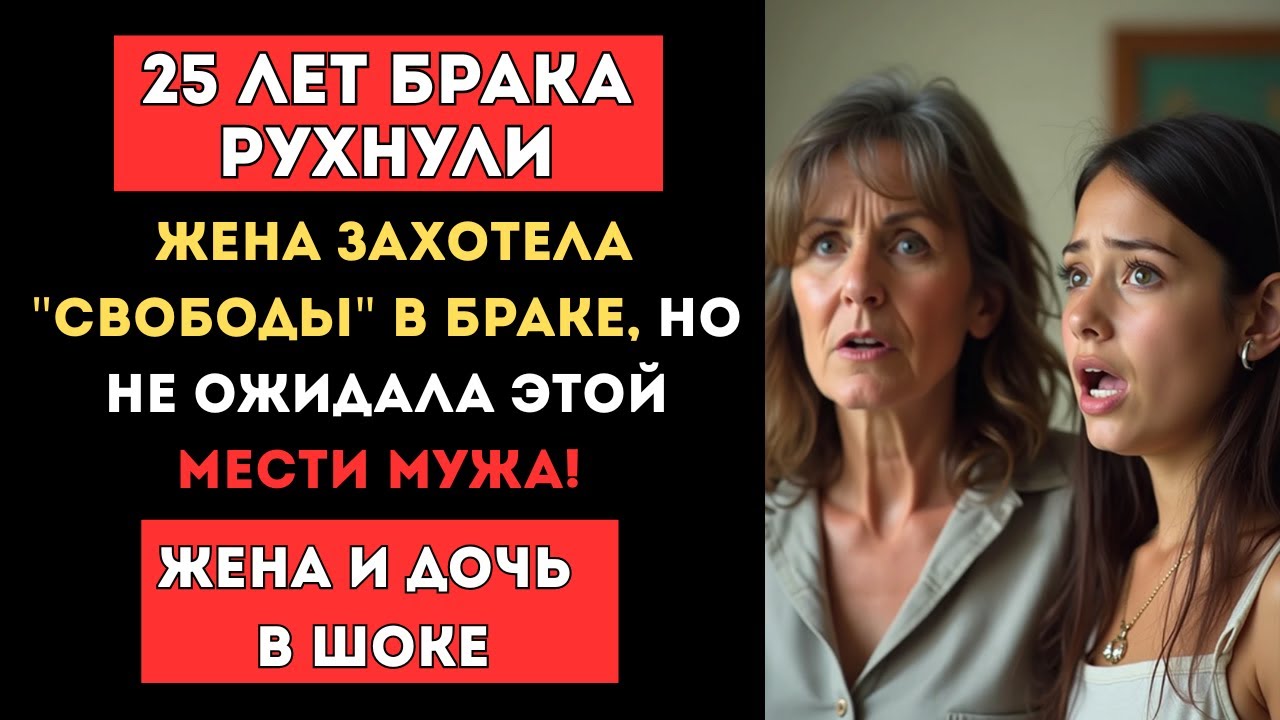 😲 Шок: Жена Захотела Свободу, Но Потеряла Всё! Аудио рассказ, истории измен, семейная драма, 1 час